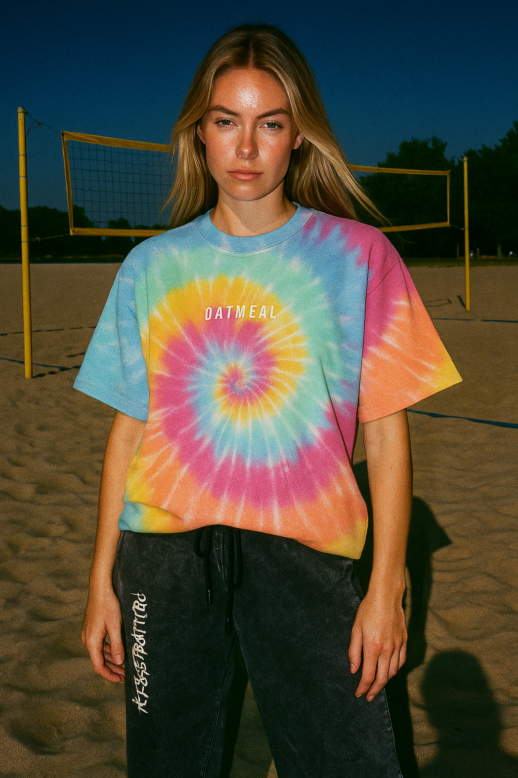 Oversized tie-dye t-shirt