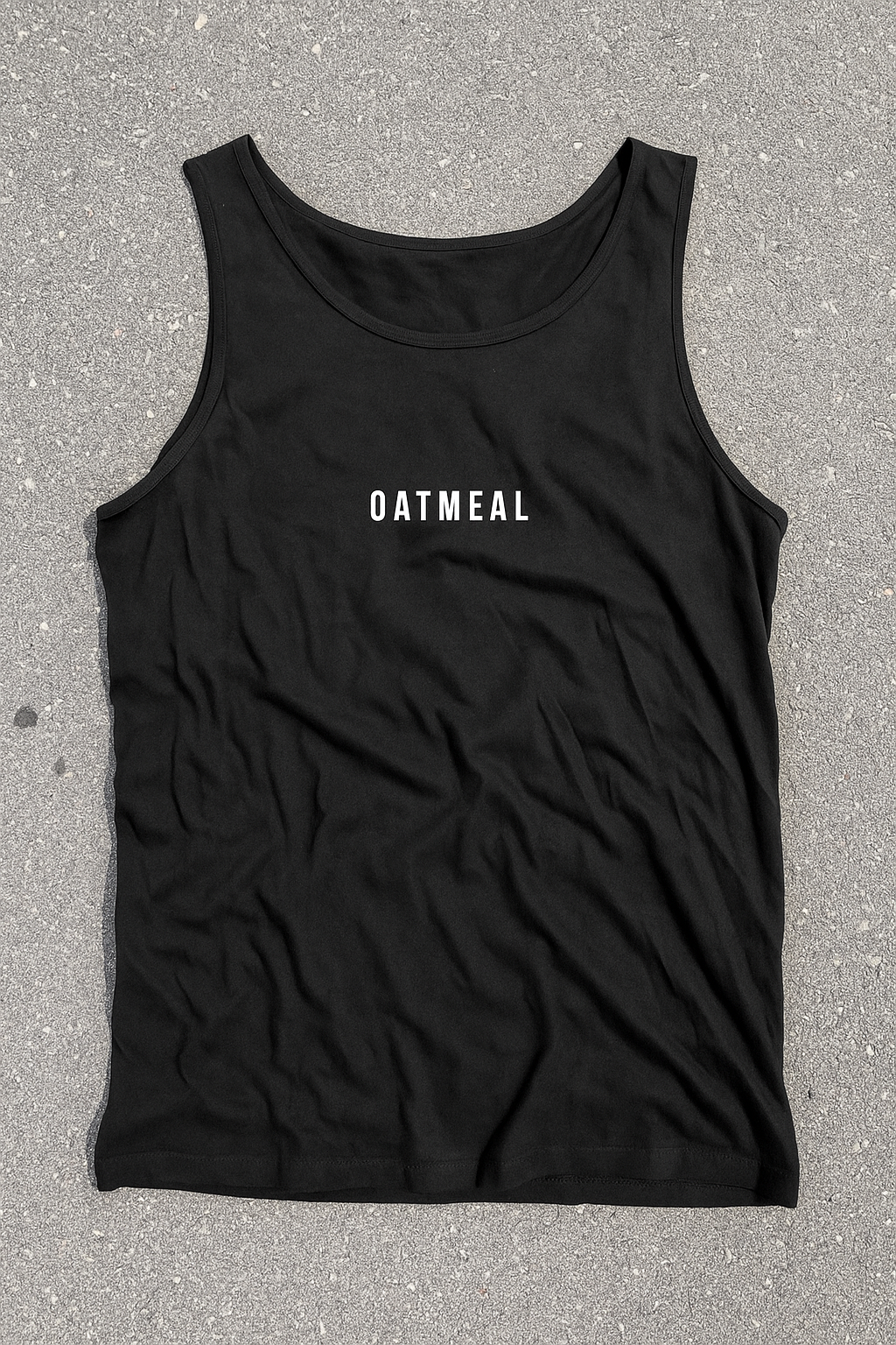 008 Black Oatmeal Tank Top