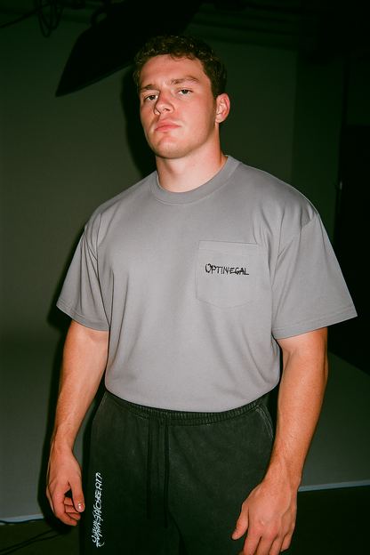 Unisex garment-dyed pocket t-shirt
