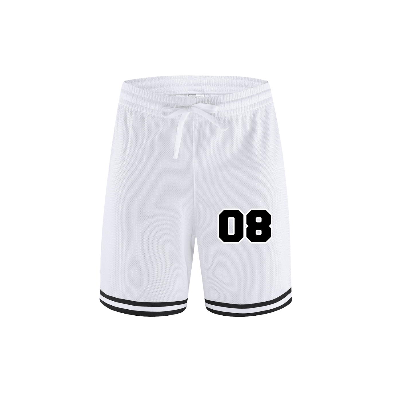 Classic Stripe Trim Basketball Shorts