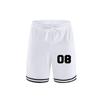 Classic Stripe Trim Basketball Shorts