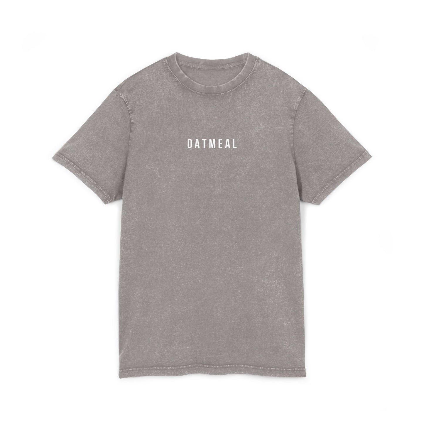 Acid Washed Round Neck Tee