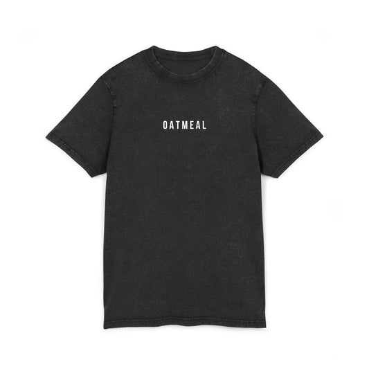Acid Washed Round Neck Tee