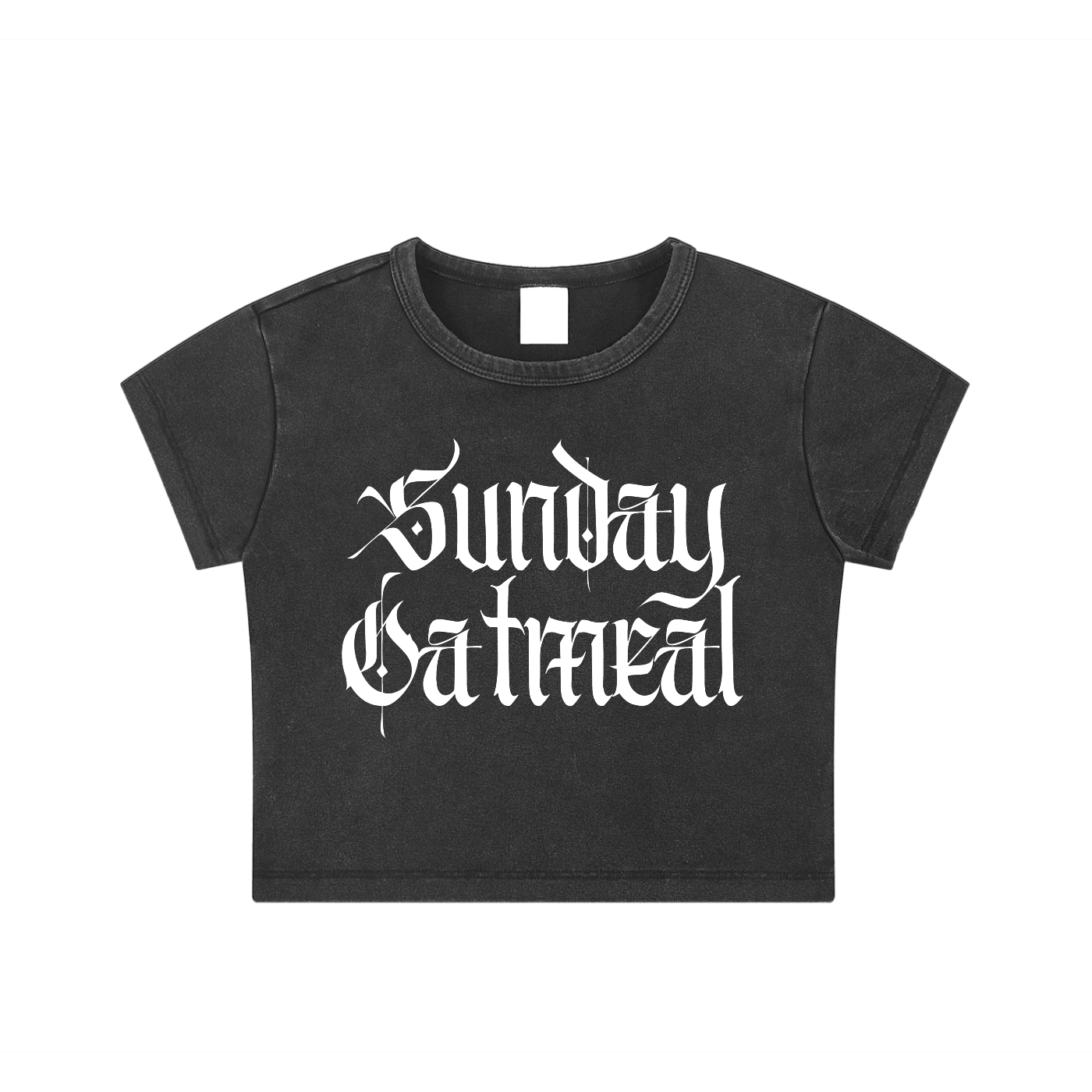 Snow Washed Crop Top