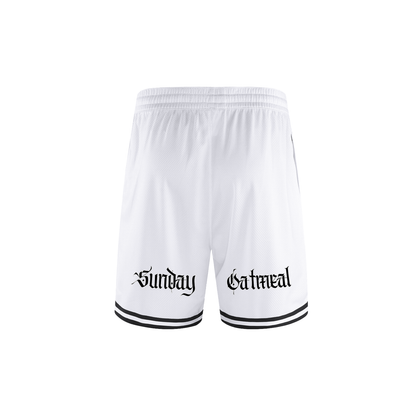 Classic Stripe Trim Basketball Shorts