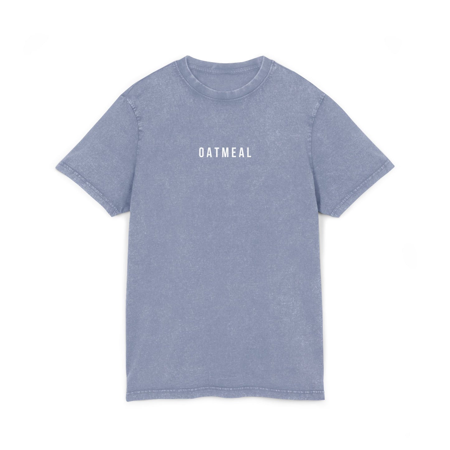Acid Washed Round Neck Tee