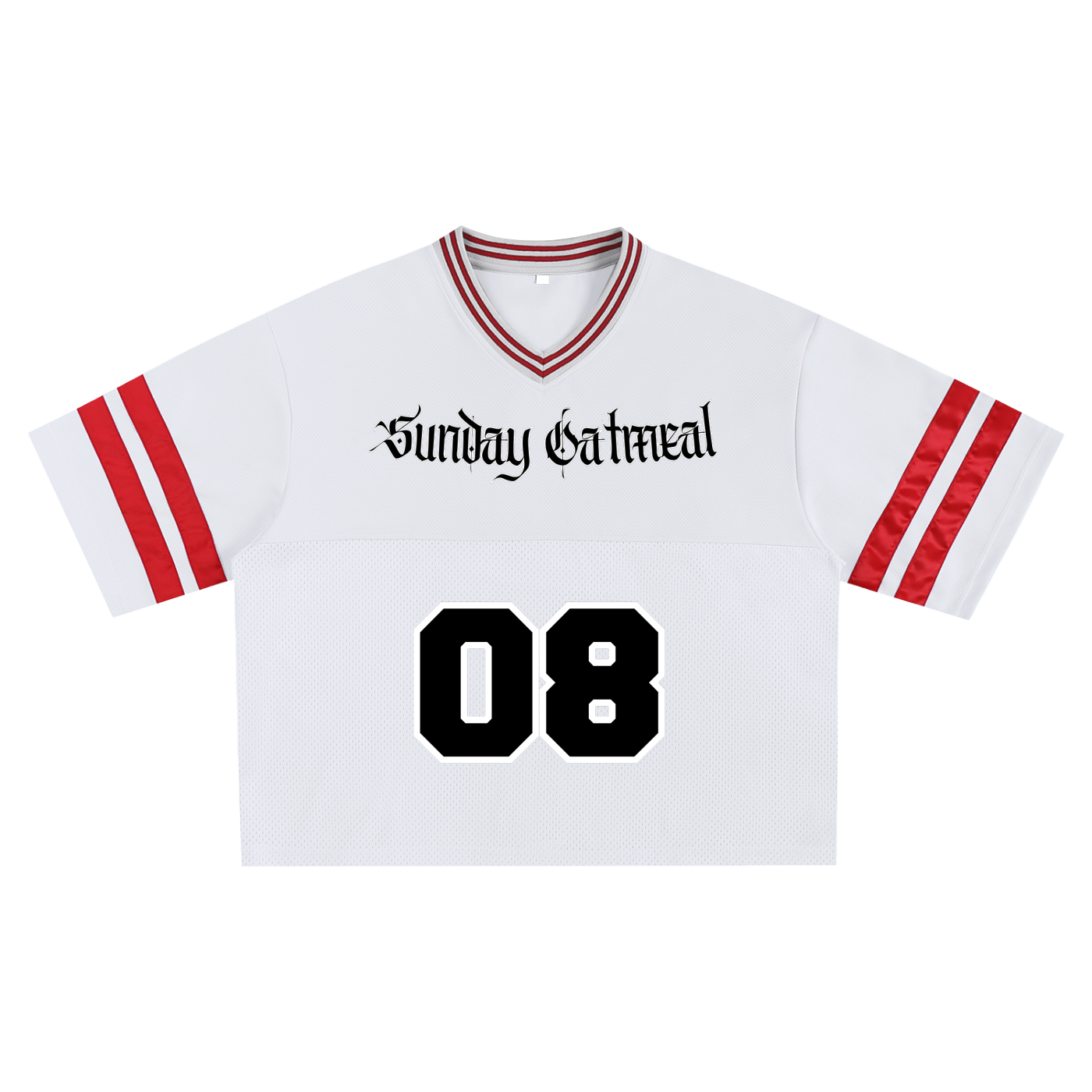 Taped Mesh Boxy T-shirt