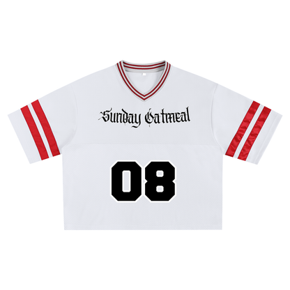 Taped Mesh Boxy T-shirt