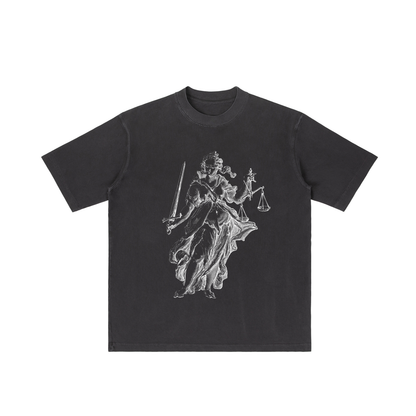 Vintage Wash Drop Shoulder T-shirt