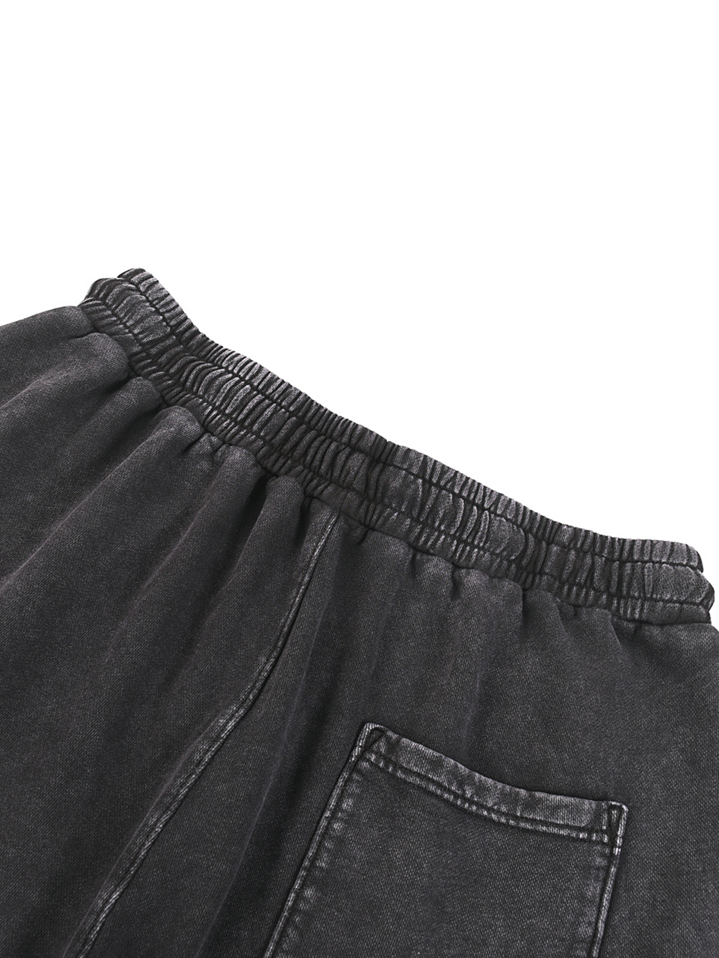Acid Wash Straight Leg Pants - 360 GSM